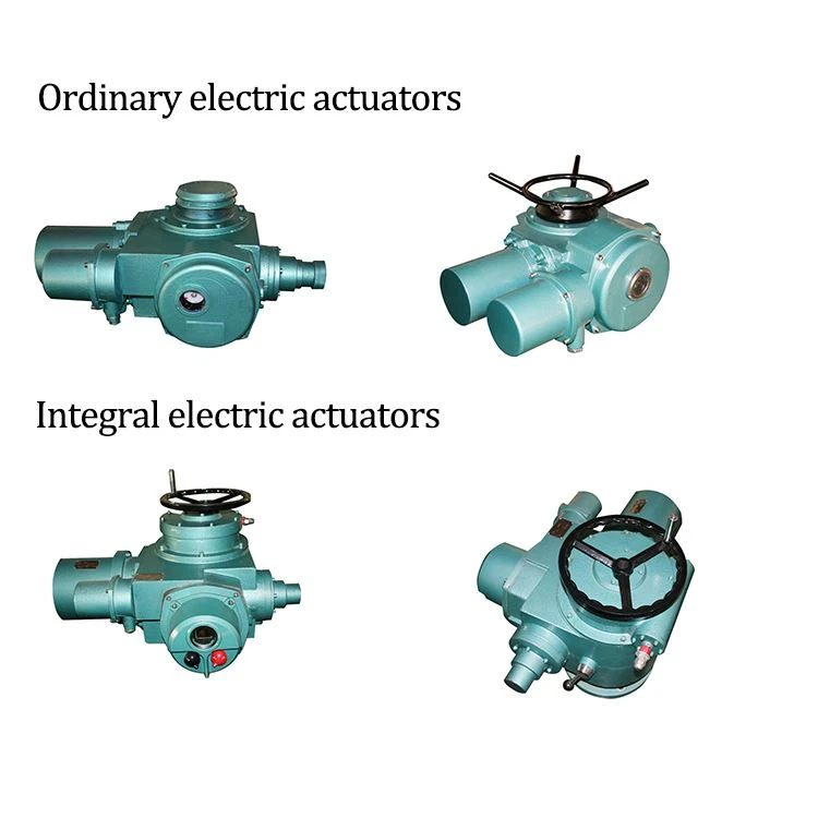 ordinary electric actuators and integral electric actuators