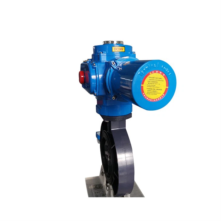 Motorized UPVC Plastic Butterfly Valve