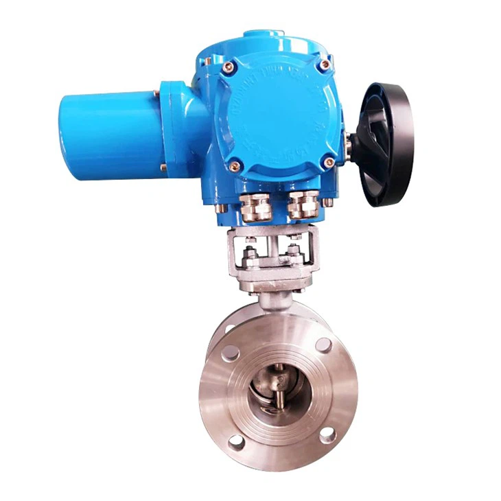 Explosion-proof Electric Actuator CF8 Butterfly Valve